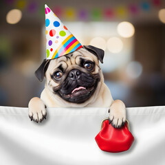 dog dressed up for christmas