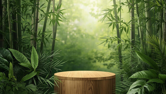 Serene bamboo forest path - Powered by Adobe