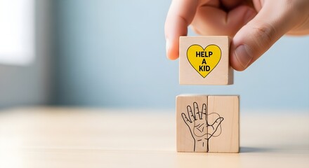 Wooden Block Building | Business Foundation Strategy Concept | building