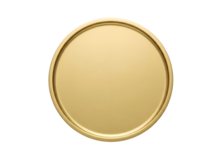 Gold oval frame on black background