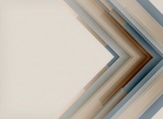 Fototapeta premium Abstract diagonal layered background in soft neutral tones