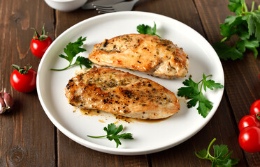 Roasted chicken breast
