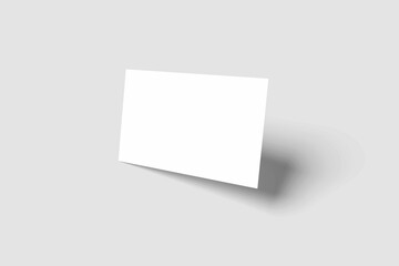 Blank Business Card Mockup