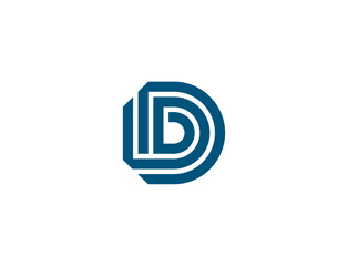 Abstract design with the letter d