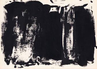 Bold Monochromatic Brushwork Monotype Background