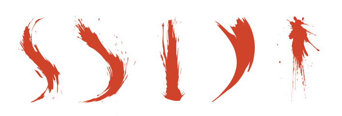 Analog touch material. The texture of the brush is beautiful. Wave pattern.