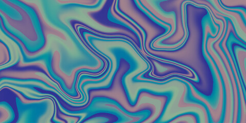 Fototapeta premium Abstract colorful wavy smooth liquid marble Background . Multicolored waves of fluorescent pigment swirling and dissolving abstract background. 3d render . marble agate stony seamless pattern texture 