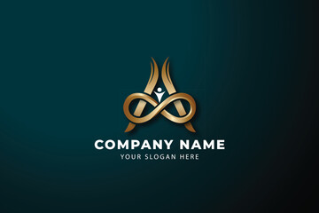 A letter infinite logo