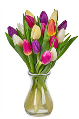 tulips bouquet, AI generated