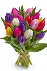 tulips bouquet, AI generated