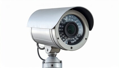 security camera isolated on white background
