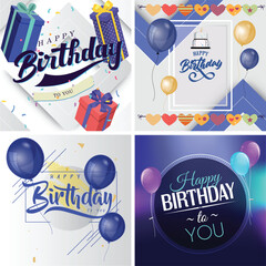 Colorful Birthday Greeting Design