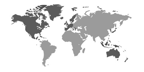 A grayscale world map highlighting the mediterranean region and surrounding areas © Sanjoy