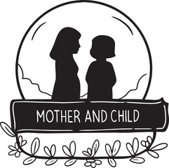 happy family silhouette