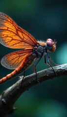 Delicate wings, vibrant scales, intricate veins, wildlife, pattern