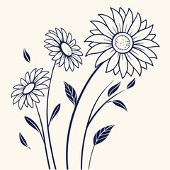 floral background with flowers