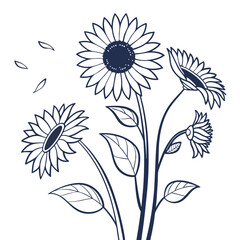 floral background with flowers