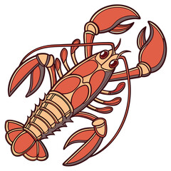 lobster vector illustration