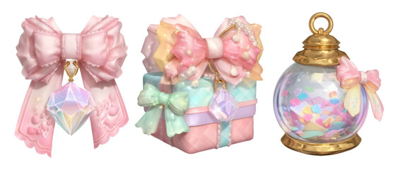 Playful Celebration Theme with Sparkling Gifts and Festive Decorations