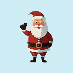 Cute Santa Claus Characters Carrying Gift Boxes, Festive Christmas Cartoon Vector Illustration Set for Winter Holiday, New Year and Seasonal Projects