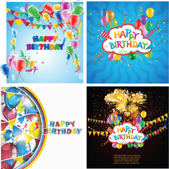 Colorful Happy Birthday Design