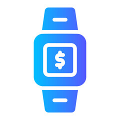 watch gradient icon
