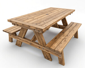 Wooden Picnic Bench