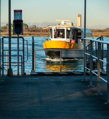 boat coming in venetian island, Venice, Italy