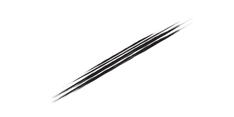 Dynamic black diagonal brush strokes with a rough hand-drawn sketchy texture.