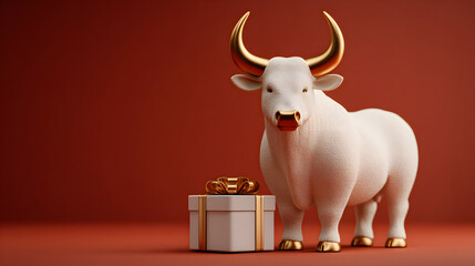 Cute Sun Character Holding Pot Bamboo Stalk Symbol Nature Growth Prosperity Celebration Holiday Background Yellow Mascot Morning