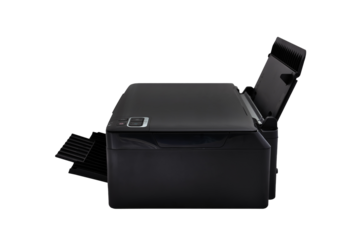 Business black printer with scanner