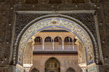 Obraz premium Courtyard of Maidens in Seville Alcazar, Spain