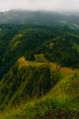 Breathtaking Hiking Adventure at Doi Khlui Luang Tak Thailand Scenic Views and Lush Greens Captured from a High Perspective