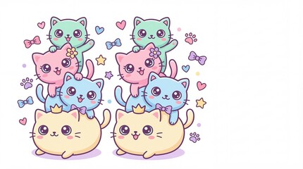 Obraz premium the cat team