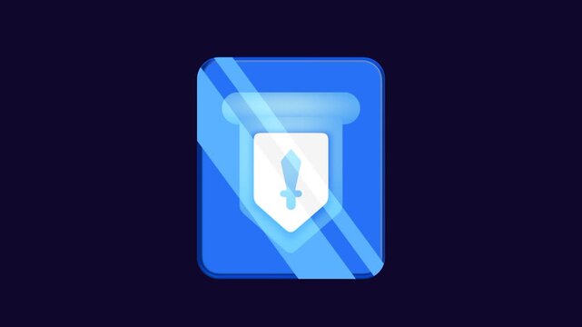 The blue shield icon represents a protective barrier or security feature designed to safeguard important data and maintain user privacy standards