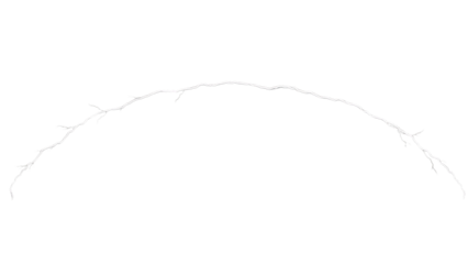 Thunderstorm isolated on transparent background 