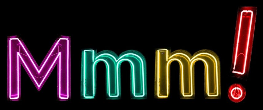 Mmm! n&eacute;ons multicolores