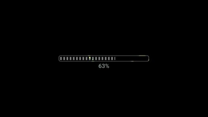 Abstract loading icon animation. Loading bar and percentage Futuristic progress loading bar 0% to 100% animation. loading animation. Progress bar , Waiting Spinning and Loading concept. - Powered by Adobe
