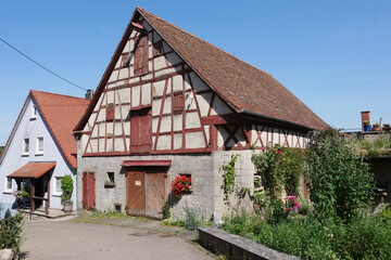 Altstadt von in Kirchberg an der Jagst