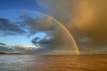 Naturschauspiel &uuml;ber der Nordsee