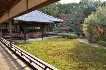 随心院　晩秋の庭園(京都市山科区)