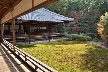随心院　晩秋の庭園(京都市山科区)