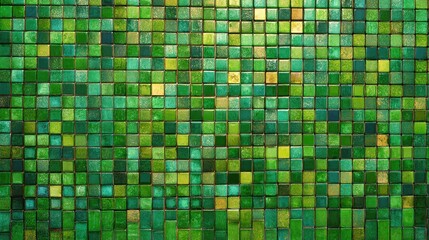 green square mosaic texture background art