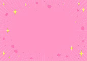 Abstract pink background vector illustration. Abstract pink background. Decoration banner themed Lol surprise doll girlish style. Invitation card template