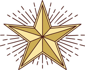 Obraz premium Christmas Star Holiday Illustration. Festive Christmas Star Design. Winter Christmas Star Artwork. Holiday Season Christmas Star. Elegant Christmas Star Illustration. Traditional Christmas Star Design