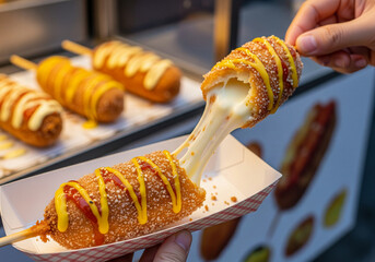 cheese corn dog korean