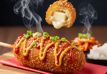 potato corn dog korean