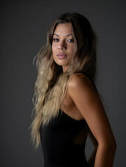Naklejka premium Model 