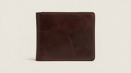 Brown leather wallet