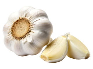 Whole and cloves of garlic on black background whole garlic garlic, whole garlic, garlic cloves, white garlic, bulb, cloves, peeled, unpeeled, black background, isolated, food, ingredient, cooking, cu